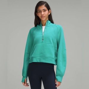 Lululemon scuba half zip with hood